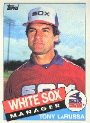 1985 Topps Baseball Cards      466     Tony LaRussa MG